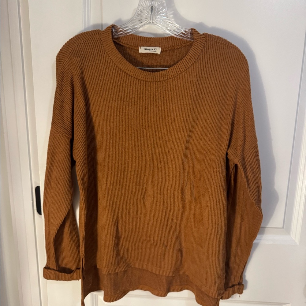 Orange-brown sweater